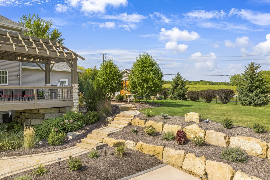 Boulder Retaining Wall in Hudson Wisconsin