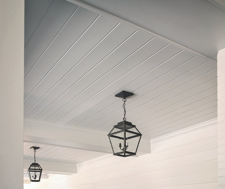 Minnesota lake home with wood-look James Hardie siding and bold ColorPlus finish